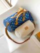 Top clone L--V Bandouliere 25 bright blue cowhide handbag (5)_th.jpg